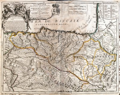 Cantabria, Basque Country, Navarre, La Rioja, Castile and León, Spain by Jean Baptiste Nolin