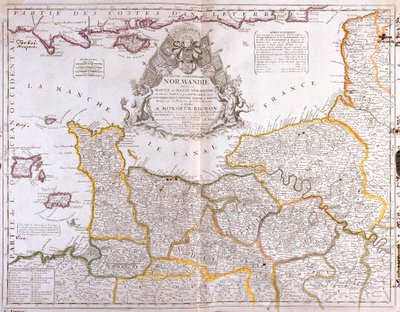 Nord-Pas-de-Calais, Picardy, Upper Normandy, Lower Normandy, north Centre) Channel Islands, France by Jean Baptiste Nolin
