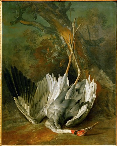 The Dead Crane by Jean-Baptiste Oudry