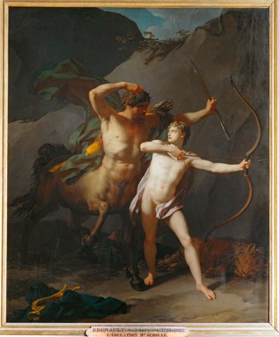 The Education of Achilles by the Centaur Chiron by Jean-Baptiste Regnault