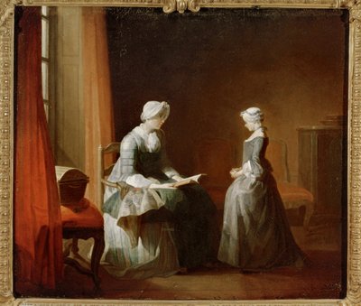 A Decent Education by Jean-Baptiste Simeon Chardin