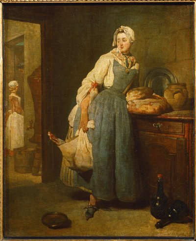 The Cateress by Jean-Baptiste Simeon Chardin