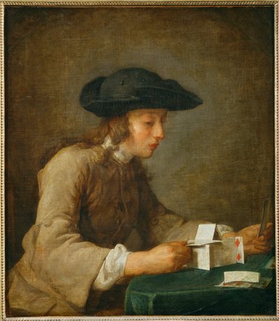 A House of Cards by Jean-Baptiste Simeon Chardin