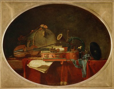 The Attributes of Civilian Music by Jean-Baptiste Simeon Chardin