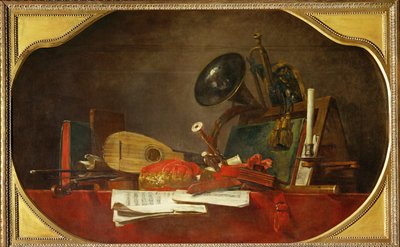 The Attributes of Music by Jean-Baptiste Simeon Chardin