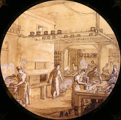 Design for a Sevres Plate, from the Service des Arts Industriels by Jean Charles Develly