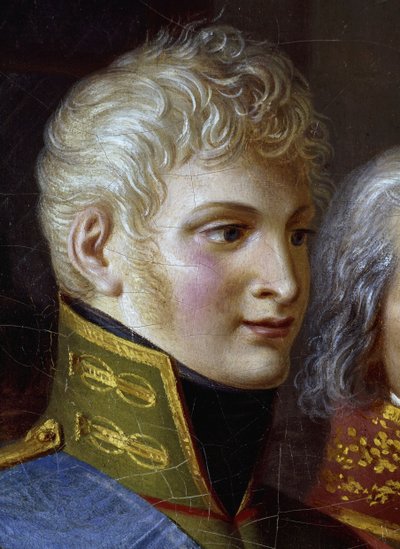 Portrait of Tsar Alexander I of Russia (detail) by Jean Charles Tardieu