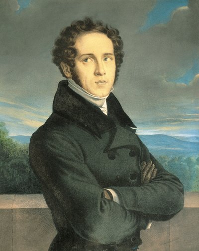 Portrait of Vincenzo Bellini by Jean Francois Millet