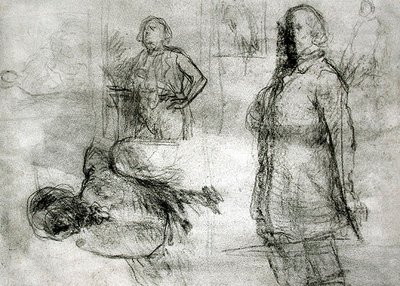 Les Lavandieres by Jean Francois Millet