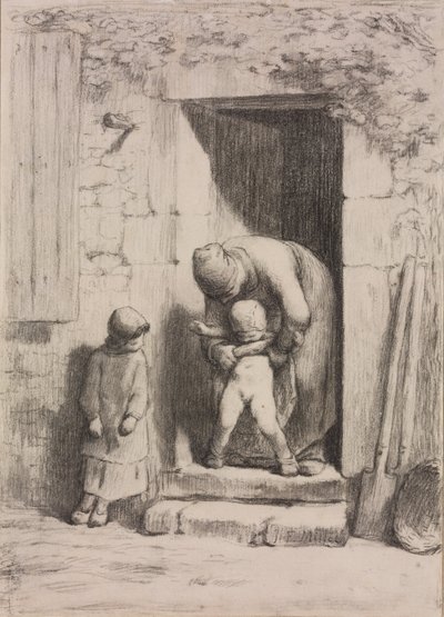 Maternal Solicitude by Jean-Francois Millet
