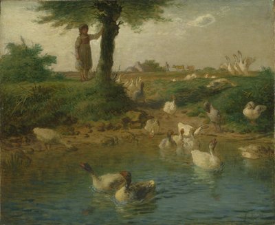 The Goosegirl by Jean-Francois Millet