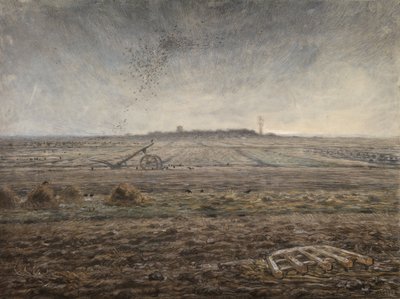 Winter, The Plain of Chailly by Jean Francois Millet
