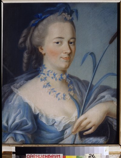 Water. Portrait of Countess Praskovie Alexandrovna Bruce by Jean Francois Samsois