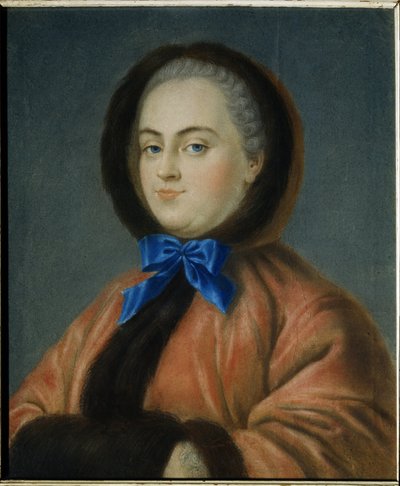 Winter. Portrait of Princess Daria Alexeyevna Golitsyna by Jean Francois Samsois