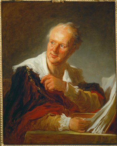 Denis Diderot, French Writer, Philosopher, Scientist by Jean-Honore Fragonard
