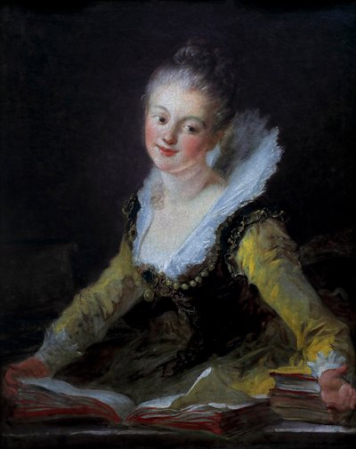 Fantasy Figure. Presumed Portrait of Anne-Louise Brillon de Jouy by Jean Honore Fragonard