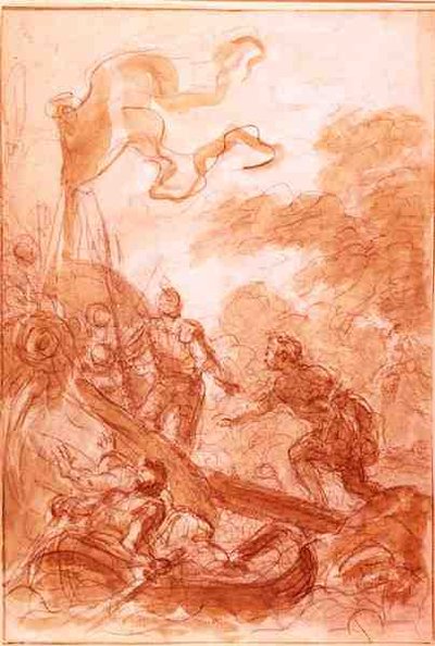 Orlando Leaves the Island by Jean Honore Fragonard