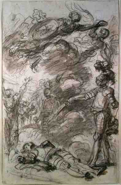 Orlando Returns Bireno to Olympia by Jean Honore Fragonard