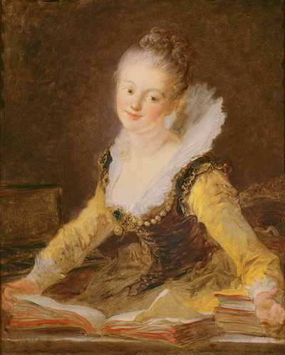 The Study, or The Song by Jean Honore Fragonard