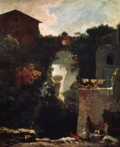 Wasserfälle von Tivoli von Jean-Honore Fragonard