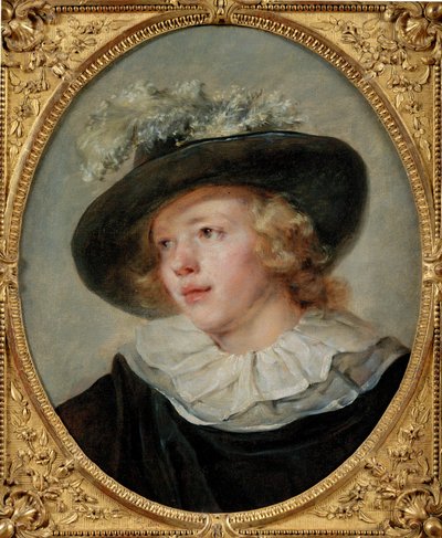 Portrait of a Young Man by Jean-Honore Fragonard