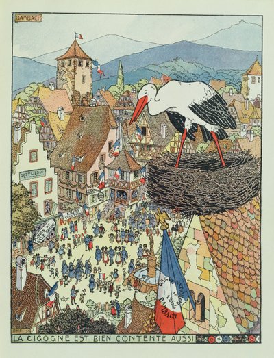 Entry of French Troops into Dambach, Alsace by Jean Jacques Waltz