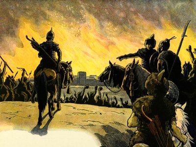 The Story of Alsace Tells the Children; The Huns by Jean Jacques (1873 1951) Waltz