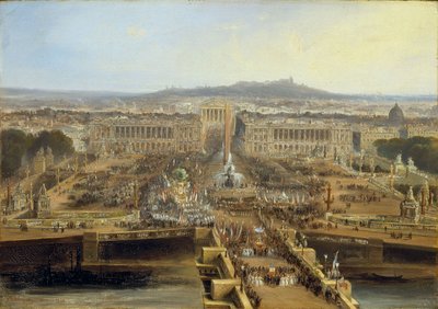 Celebration for the New Constitution, Place de la Concorde, 21st May 1848 by Jean Jacques Champin