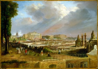 Proclamation of the Republic on the portico of the Chamber of Deputies, May 4 by Jean Jacques Champin
