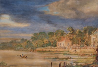 Royal Hunt at the Pond of Tour Rambouillet by Jean Jacques Champin