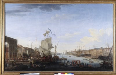 Boarding of the Marechal de Richelieu Expedition to Menorca by Jean Joseph Kapeller