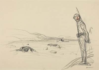 Along the Marne, probably 1918 by Jean-Louis & Caran D