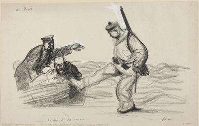 At Piraeus - The Departure of the Germans, c.1914-1919 by Jean-Louis & Caran D