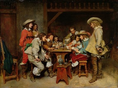 Innocents and Card Sharpers: A Game of Piquet by Jean Louis Ernest (after) Meissonier