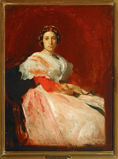 Portrait of a Lady by Jean-Louis Ernest Meissonier