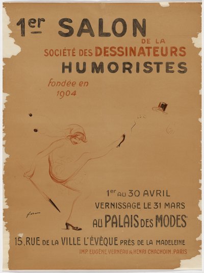 First Exhibition of the Humorists, Palace of Style by Jean-Louis Forain