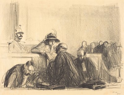 Lawyer Talking to His Client by Jean-Louis Forain