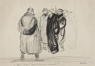 Empty-Handed, the Crew of a Zeppelin by Jean-Louis Forain