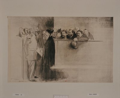 The Audience (3rd plate) by Jean-Louis Forain