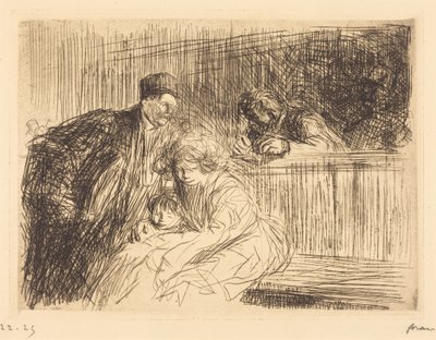 The Lawyer Talking to the Prisoner (second plate) by Jean-Louis Forain