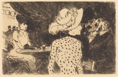 The Folies Bergère (Refused Plate, Second Plate) by Jean-Louis Forain