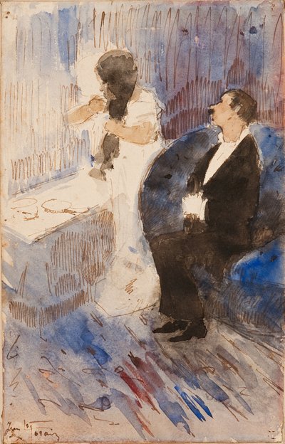 Untitled (In the Dressing Room) by Jean-Louis Forain