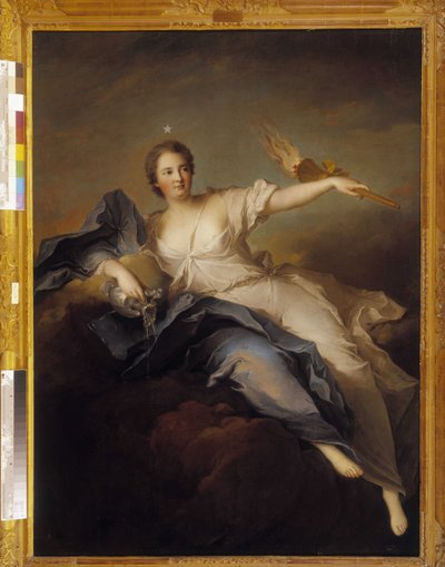 Portrait of Madame de Chateauroux as Aurora by Jean Marc Nattier