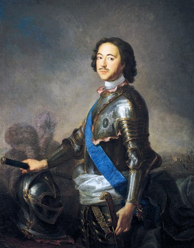 Portrait of Peter I known as Peter the Great by Jean Marc Nattier