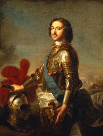 Portrait of Peter I or Peter the Great by Jean Marc Nattier