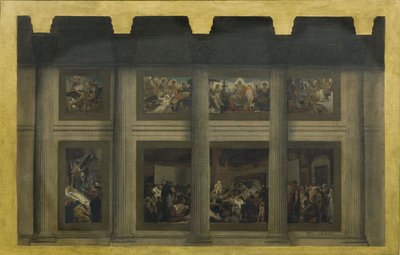 Sketch for the Pantheon: The Death of Saint Genevieve by Jean Paul Laurens