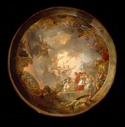 Saint Carlo Borromeo Attending to the Plague Victims by Jean Simon Berthelemy