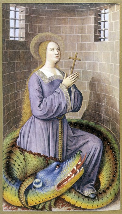 Saint Margaret, after Jean Bourdichon, The Hours of Anne of Brittany by Jean (after) Bourdichon