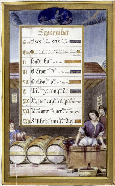 September: the harvest and the sign of the Virgin - in 
