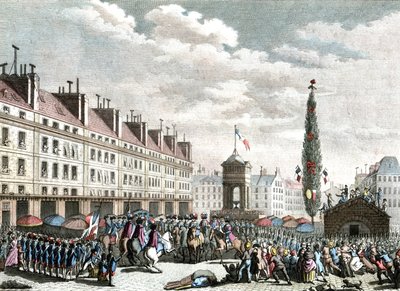 The Proclamation of the French Constitution, 1791, Late 18th Century by Jean (after) Duplessis Bertaux